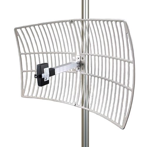 L-Com Hg2424Eg-1-Nf Antenna, 2.4Ghz-2.5Ghz, Grid