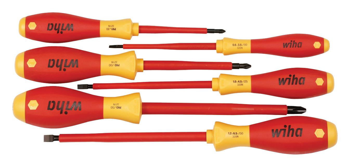 Wiha 32092. Insulated Screwdriver Set, 6 Pc