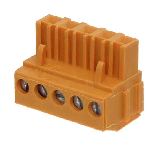 Weidmuller 1356360000 Terminal Block, Pluggable, 5Pos, 12Awg