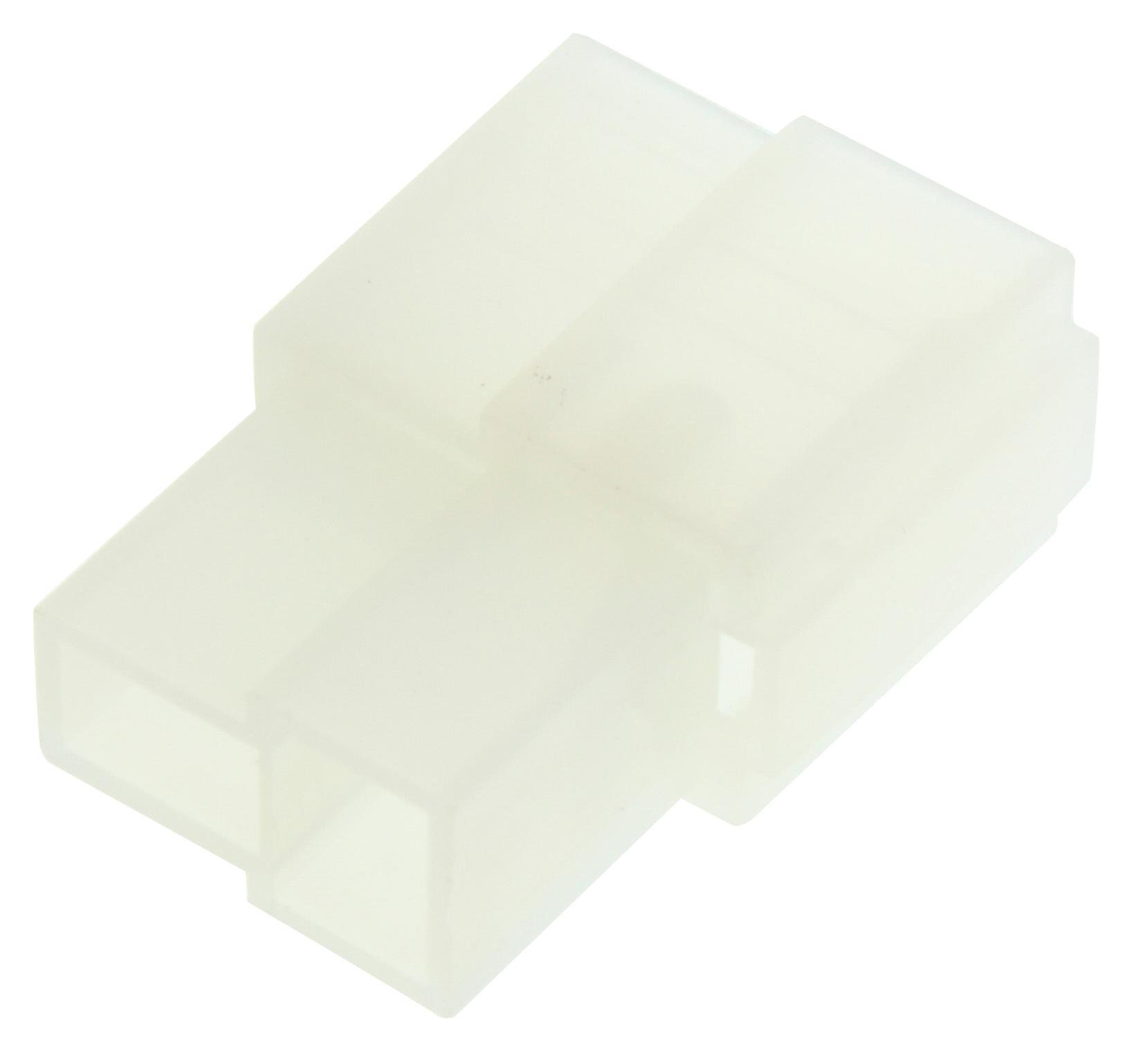 Amp Connectors / Te Connectivity 880310-1 2 Way Ff 250 Housing Tab Nylon 6.6 Nat 91B4973