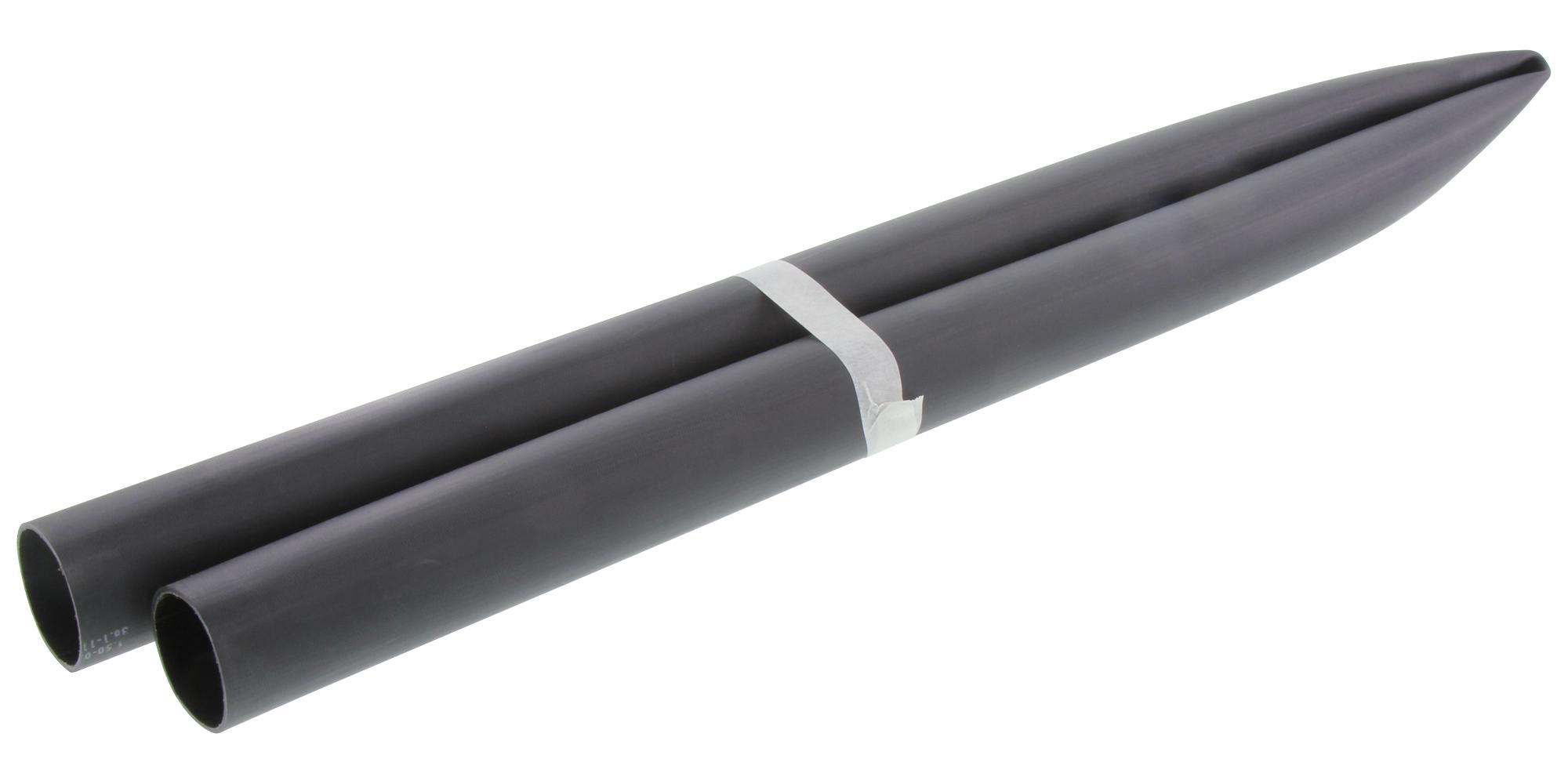 Abb Thomas & Betts Hs40-400-4 Heat Shrink Tubing, 38.1mm Id, Po, Black, 48