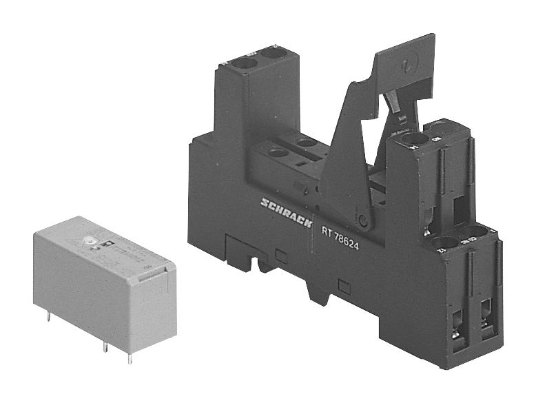 Schrack / Te Connectivity Rt28516.. Relay Hold Down Clip, Socket