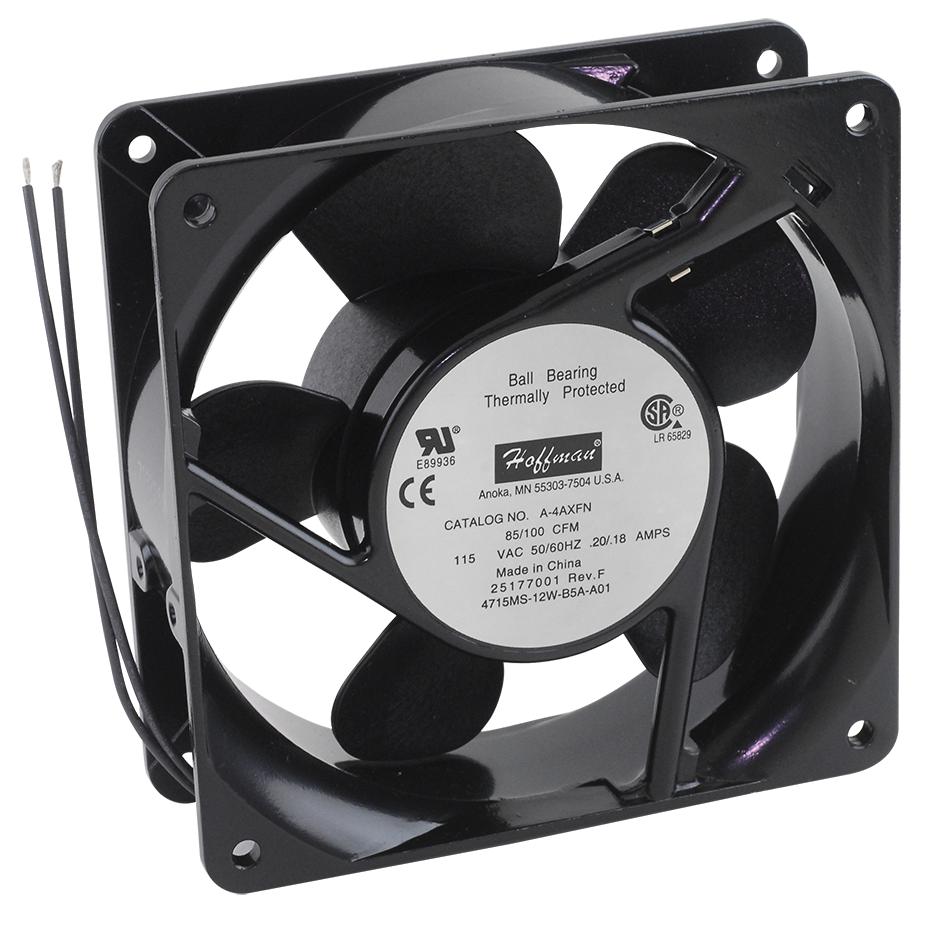 NVent Hoffman A6Axfn Axial Fan, 149mm X 162mm X 38mm, 115Vac, 360Ma