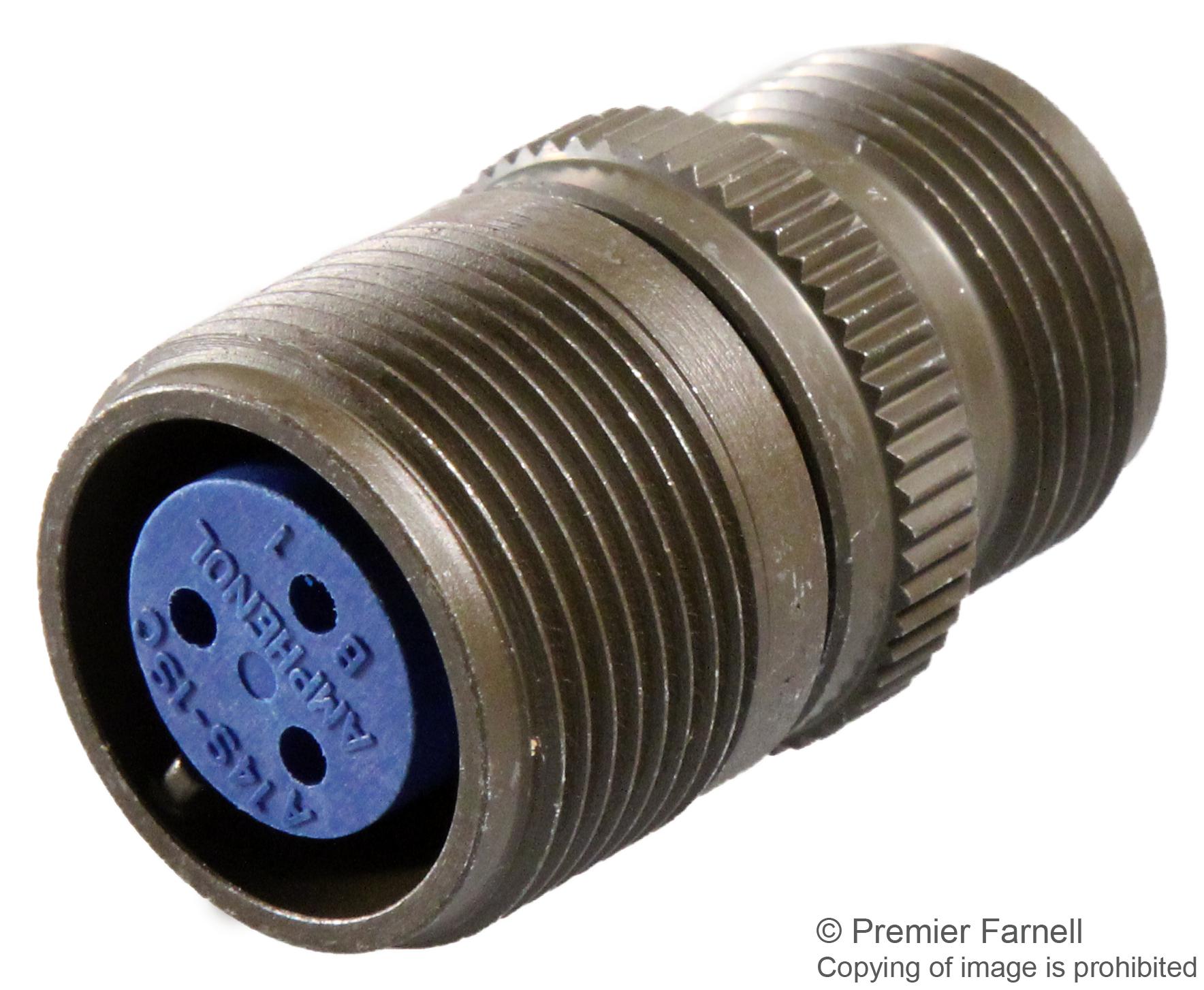 Amphenol Industrial 97-3101A-14S-1S Circular Connector Receptacle Size 14S, 3 Position, Cable