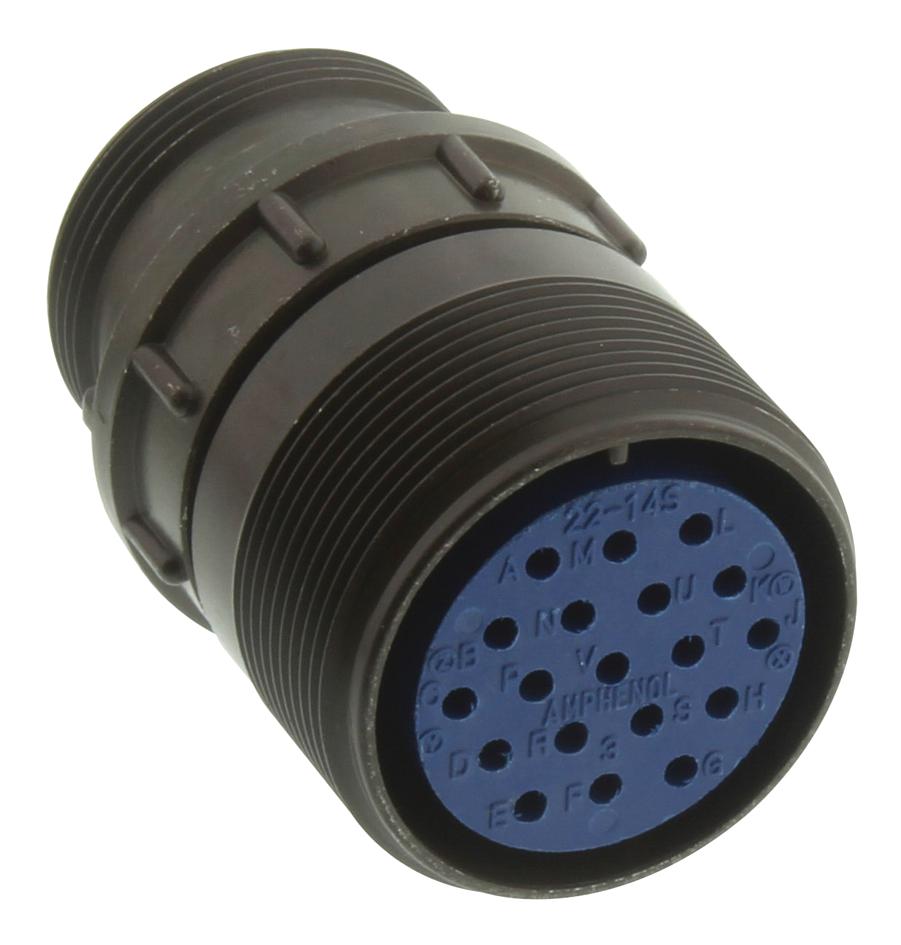 Amphenol Industrial 97-3101A-22-14S Circular Connector Receptacle Size 22, 19 Position, Cable