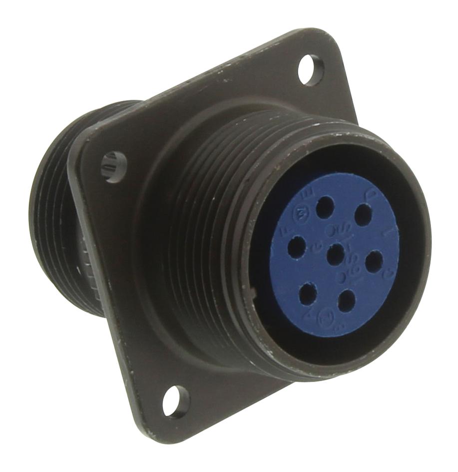 Amphenol Industrial 97-3100A-16S-1S Circular Connector Receptacle, Size 16S, 7 Position, Wall