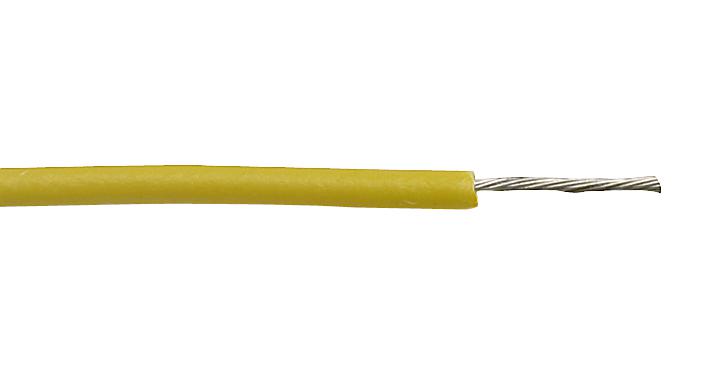 Alpha Wire 422807 Yl005. Hook-Up Wire, 0.09mm2, 30M, Yellow