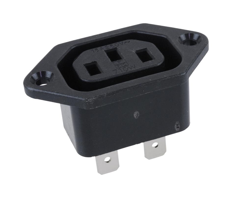 Multicomp 2154 Connector, Power Entry, Female, 15A