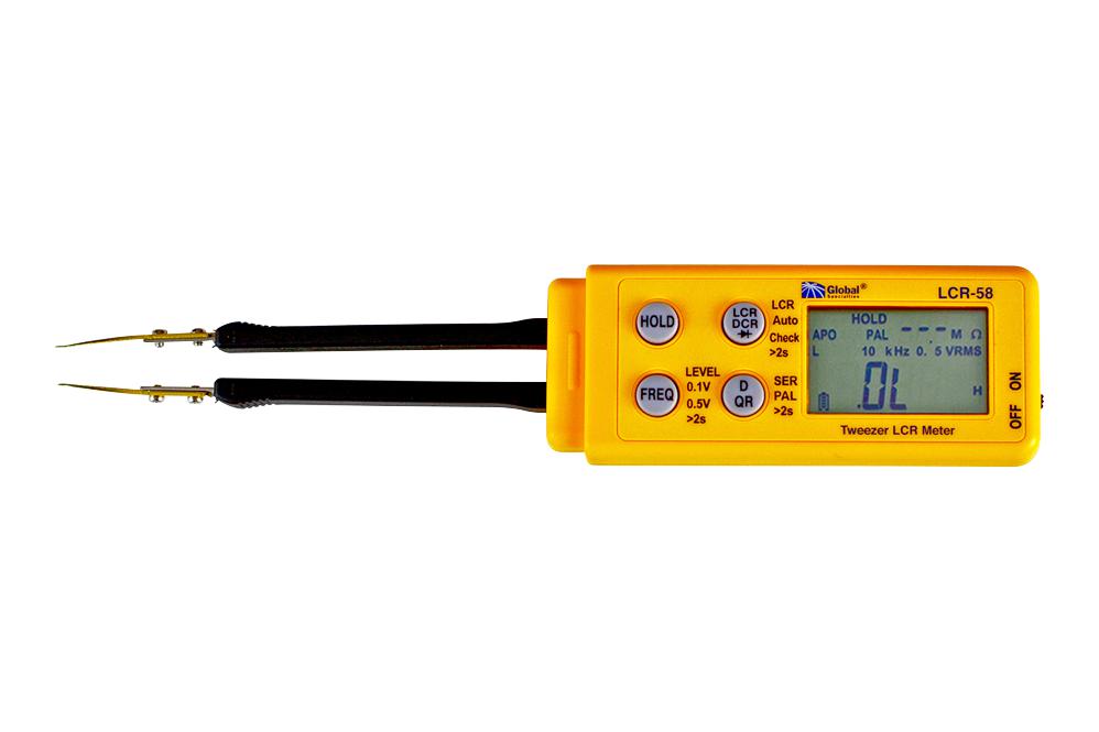 LCR-58 Global Specialties, TWEEZER LCR METER W/ESR, SMD, 10KHZ | Farnell UK