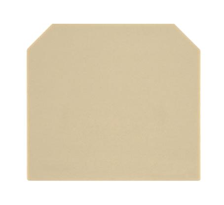 Weidmuller 1615280000 End Plate, Polyamide 66, Beige