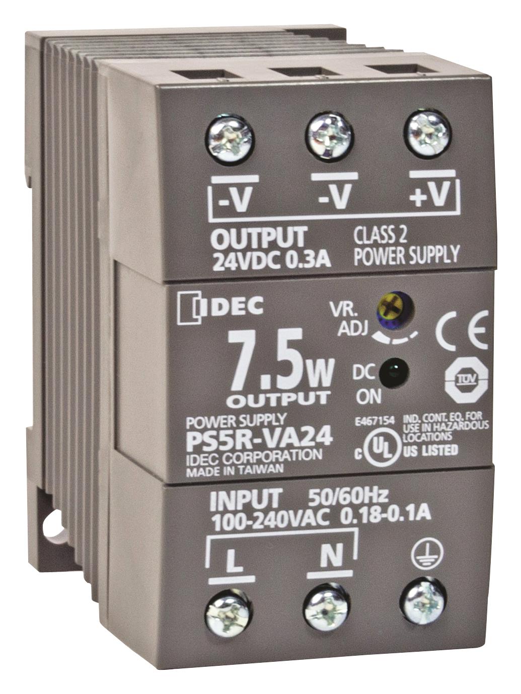 IDEC Ps5R-Va05 Power Supply, Ac-Dc, 5V, 1.5A