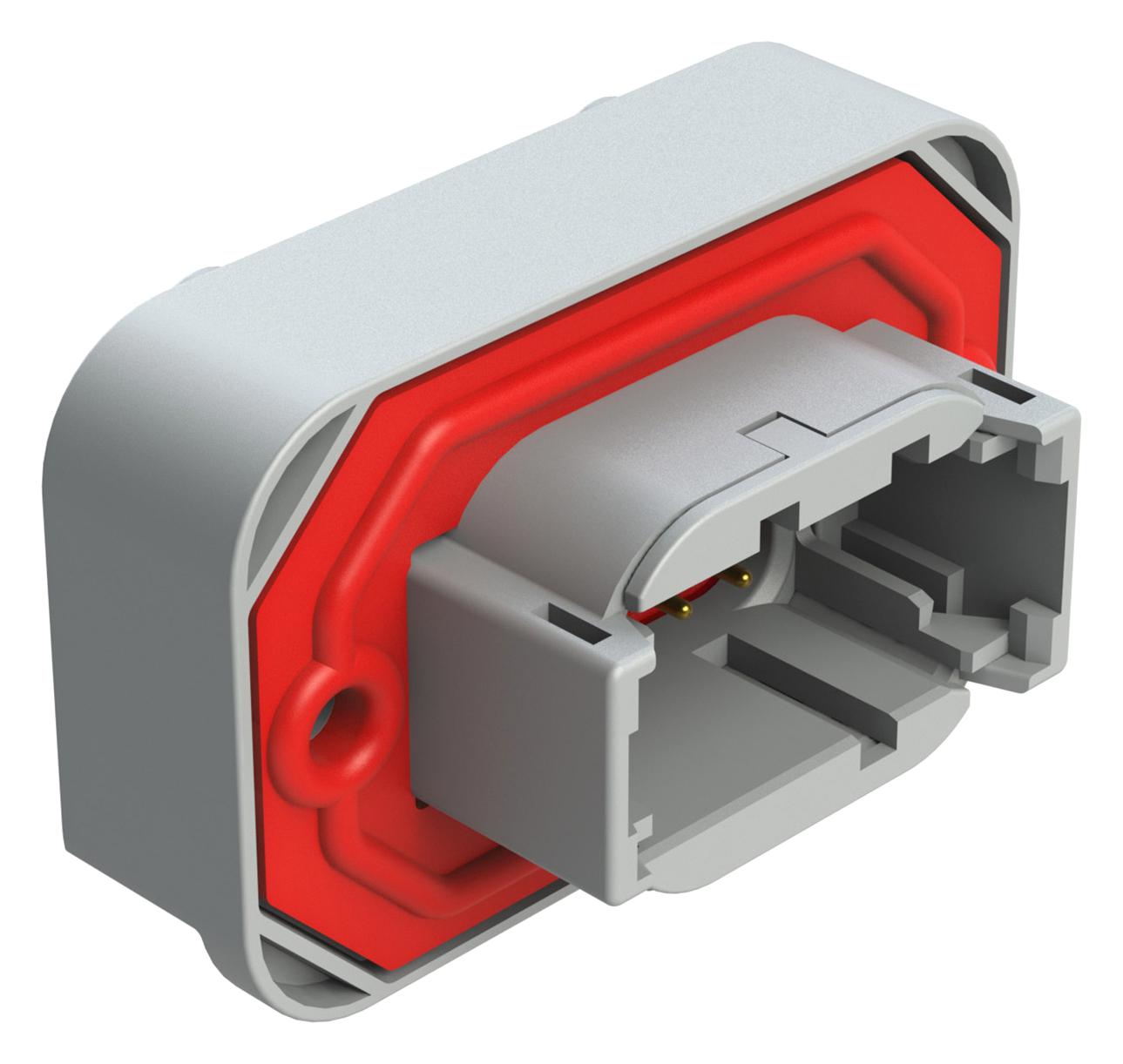 Amphenol Sine/tuchel Atm15-08Pa-Bm01 Automotive Connector, 8Pos, Rcpt, 7.5A, 250V