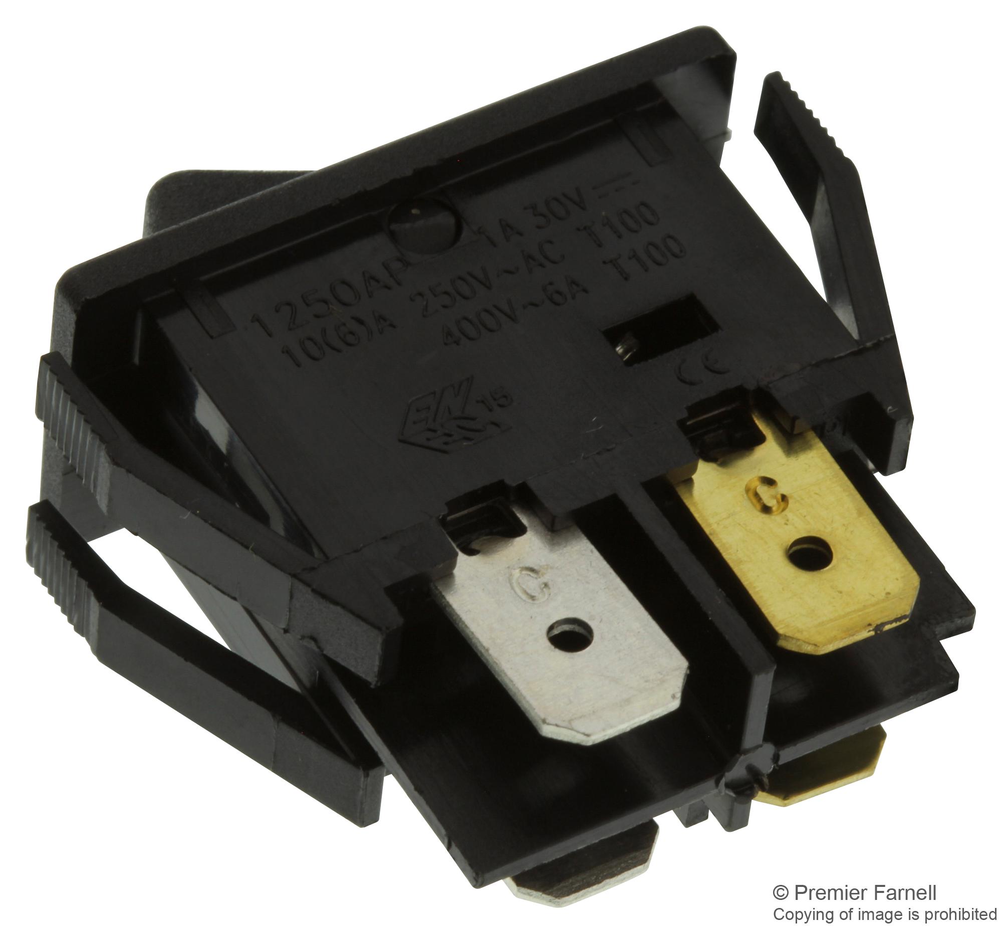 C1250APBB-085W Arcolectric (bulgin Limited), SWITCH, ROCKER, DPST | Farnell