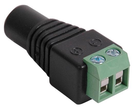 Multicomp Pro Ct-Dcplug-F Cctv Adapter, Dc Jack- Terminal Block