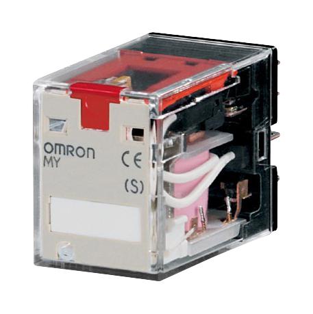 Omron Industrial Automation My4In Ac110/120 (S) Relay, 4Pdt, 250Vac, 30Vdc, 5A