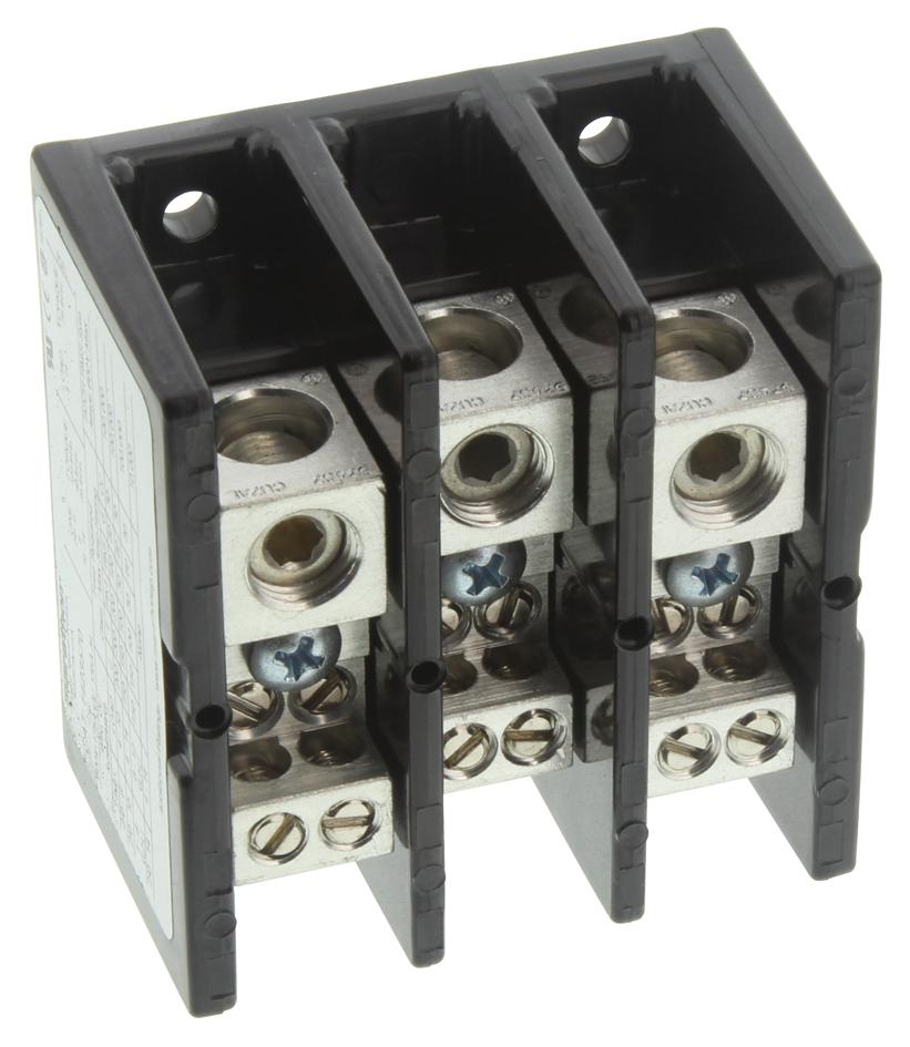 Marathon Special Products 1423570 Terminal Block, Barrier, 3 Position, 14-4Awg