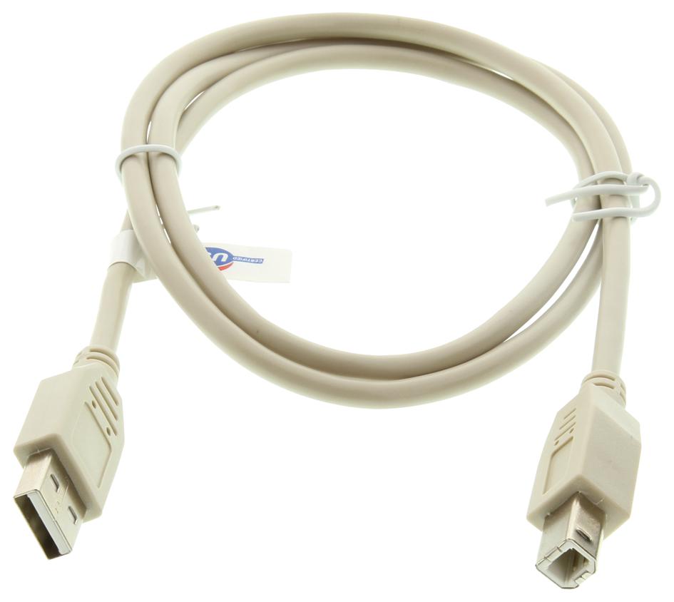 Multicomp Pro 10676 Cable Assembly, Usb 2.0, 3Ft, Beige