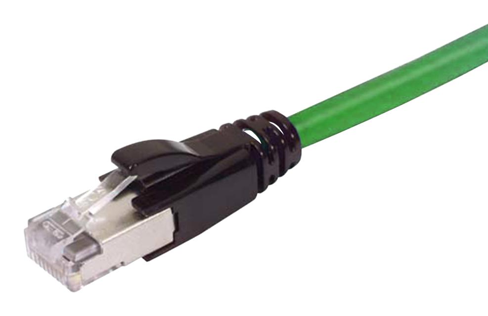 L-Com Trd695Apgrn-20 Patch Cord, Rj45 Plug-Plug, 20Ft, Grn