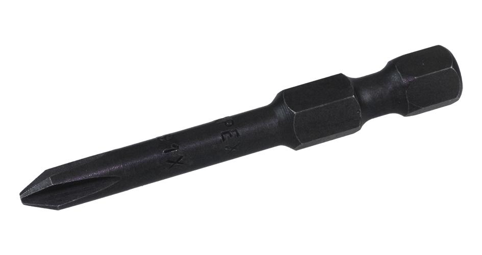 Apex 491X Hex Bit, Phillips, #1X49mm, Tool Steel