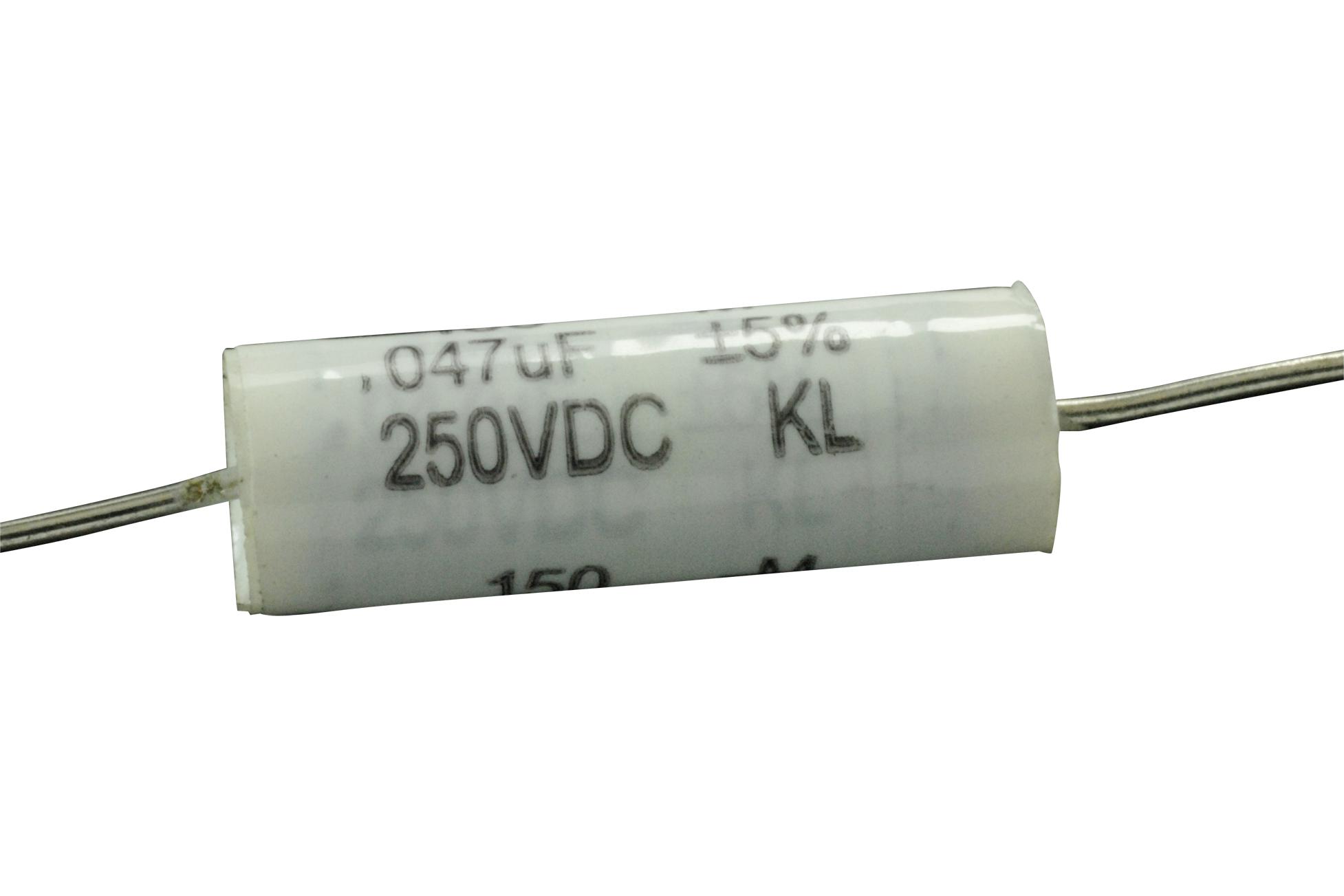 Cornell Dubilier 150473J250Bb Film Capacitor, 0.047Uf, 250V, 5%, Axial