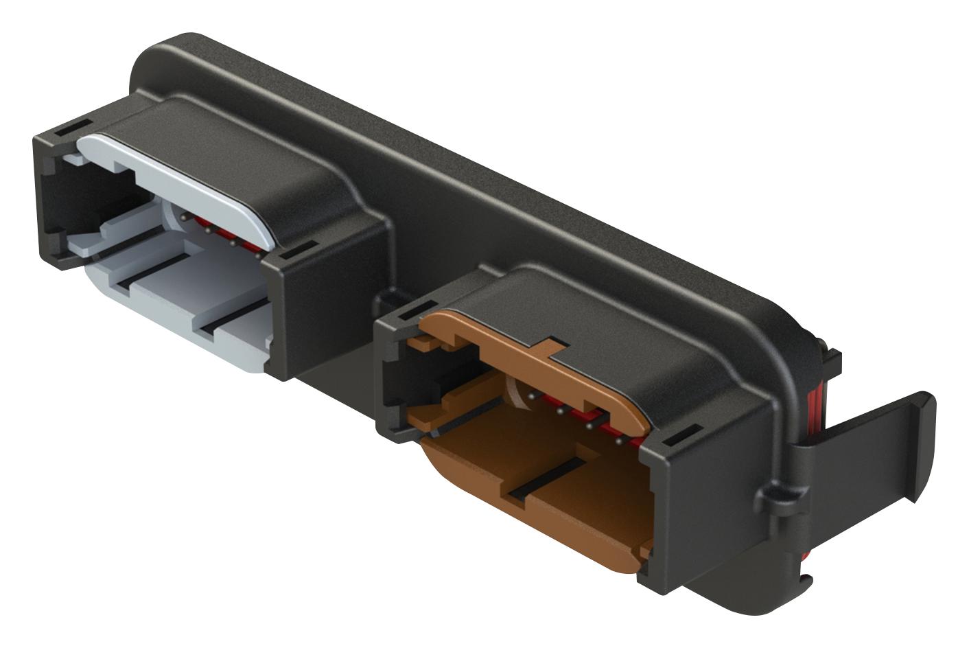 Amphenol Sine/tuchel Atm13-12Pa-12Pd-Bm03 Automotive Connector, 24Pos, Rcpt, 7.5A, 250V