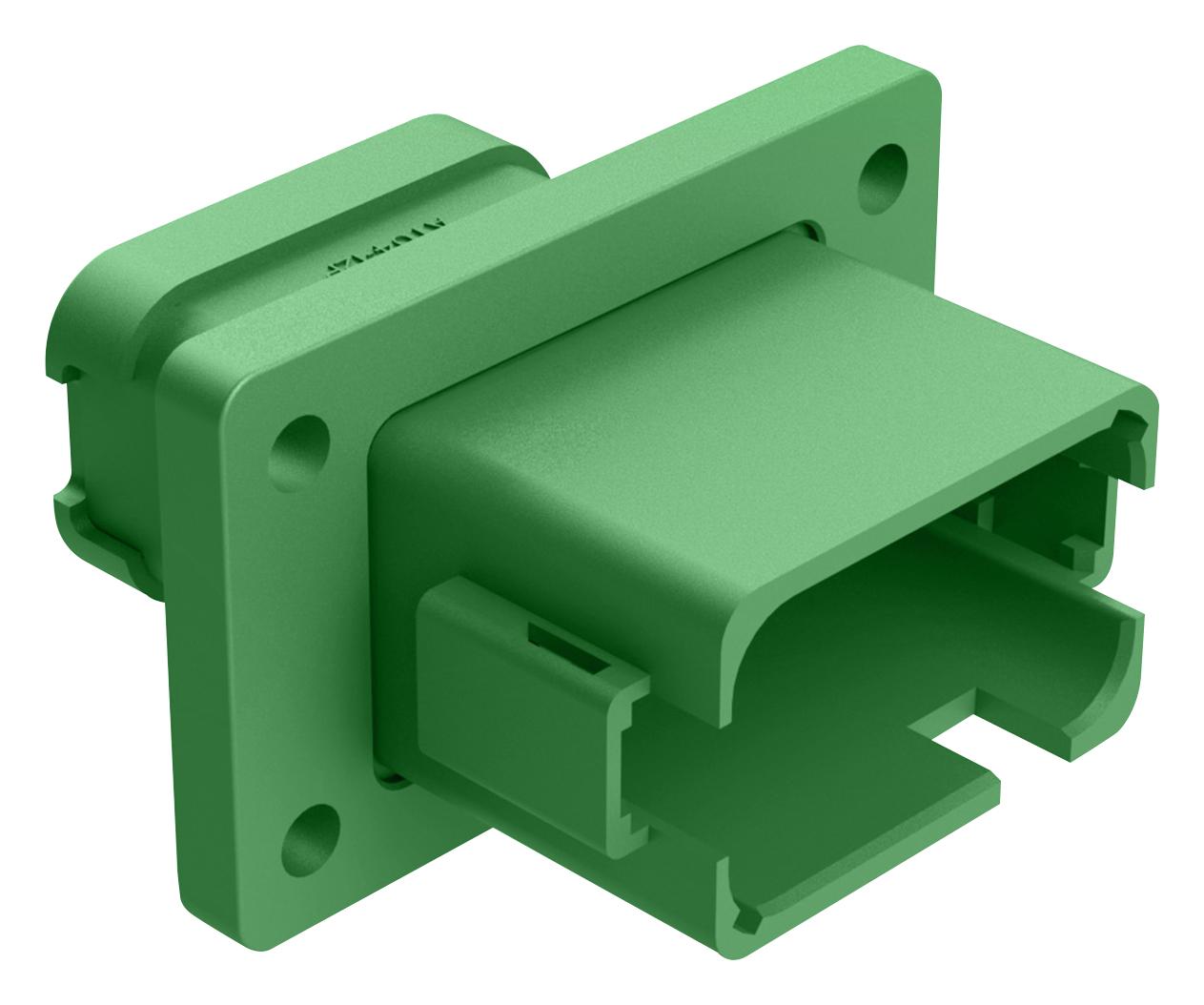 Amphenol Sine/tuchel At04-12Pc-Bl05 Housing, Rcpt, 12Pos, Plastic, Green