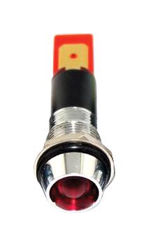 Mallory Fl1M-12Cj-1-R2V Led Red 12mm Nut 2Vac/dc Stk Â£ 99Ac2270