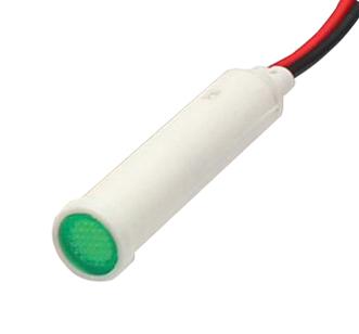 Mallory Fl1P-8Qw-1-G3V Led Grn 8mm Snap 3Vac/dc Stk Â£ 99Ac2677