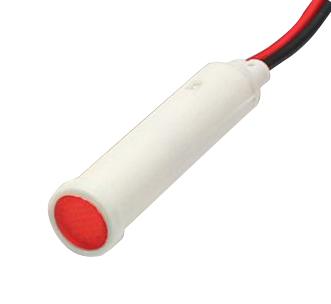 Mallory Fl1P-8Qw-1-R2V Led Red 8mm Snap 2Vac/dc Stk Â£ 99Ac2680