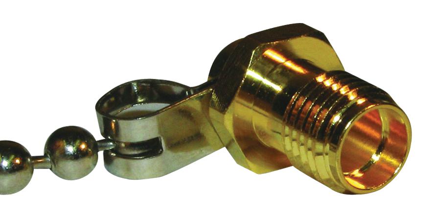 Amphenol RF 132348. Cap With Chain, Sma Jack Connector