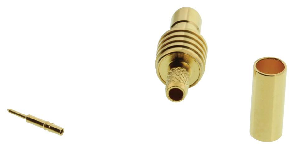 Amphenol RF 142189. Rf Coaxial, Smb, Jack, 50 Ohm, Cable, Crimp