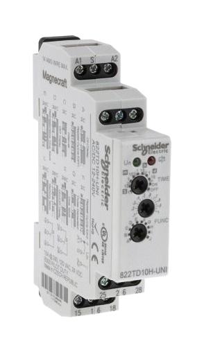 Schneider Electric/legacy Relay 822Td10H-Uni Time Delay Relay, Dpdt, 10Days, 240Vac