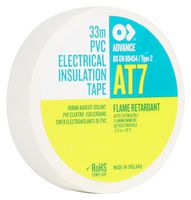 ADVANCE TAPES AT7 WHITE 33M X 19MM