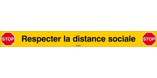 Brady 306830 Covid19 Social-Distance-Fr, Warning Sign