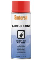 AMBERSIL ACRYLIC PAINT, RED RAL 3002, 400ML