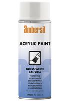 AMBERSIL ACRYLIC PAINT, WHITE RAL 9016, 400ML