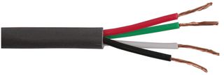 PRO POWER 4CSPKCBL2.50MMBLK100M