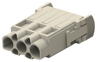 TE Connectivity Module Insert, 7 Way, 40A, Male, HMN, Panel Mount, 380 V
