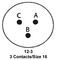 ITT CANNON KPT00F12-3P