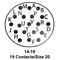 ITT CANNON KPSE01E14-19SW