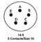 ITT CANNON KPSE06F14-5PW