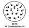 ITT CANNON KPT01F20-16P