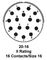 AMPHENOL INDUSTRIAL MS3126E20-16P-LC