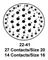 ITT CANNON KPT01F22-41S