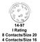 AMPHENOL INDUSTRIAL MS27497E14F97P