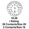 AMPHENOL INDUSTRIAL MS27497T18B28S-LC