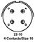 AMPHENOL INDUSTRIAL MS3106F22-10S