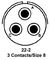 AMPHENOL INDUSTRIAL MS3106F22-2PX