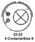 AMPHENOL INDUSTRIAL MS3106F22-22SY