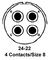 AMPHENOL INDUSTRIAL MS3106A24-22S